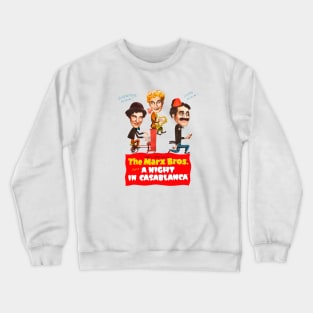 Marx Brothers Bros A Night In Casablanca Crewneck Sweatshirt